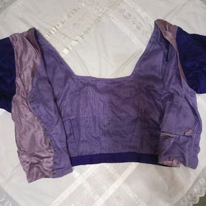 Purple Silk Blouse