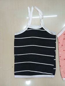 Pack of 4  baby Spaghetti Tops