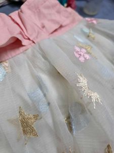 Sparkly Star &amp; Moon Mesh Dress