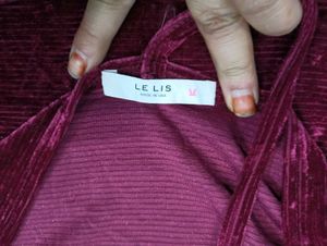 Burgundy 🇲🇾38 Velvet Cami Top