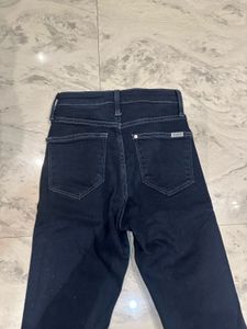Dark Wash High-Waisted Skinny Jeans