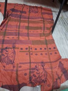 Stylish Checked Kurta with Buttons