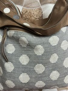 Stylish Polka Dot Hobo Bag