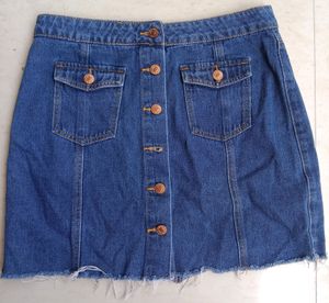 Denim Mini Skirt