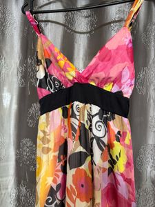 Vibrant Floral Maxi Dress