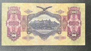 100 Pengo Hungary Very Old Note Rare