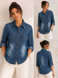 Classic Blue Denim Shirt