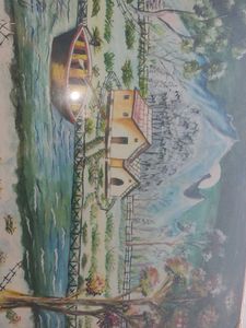 Framed Landscape Painting