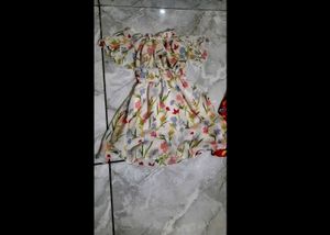 Boho Floral Off-Shoulder Dress