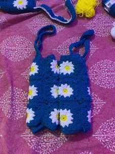 Crochet Daisy Crop Top