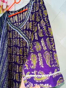 Purple  Kurta Set unused fixed price