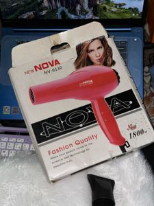 New NOVA Red Hair Dryer