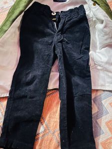 party wear Stylish Green Velvet Jacket 3 pic set