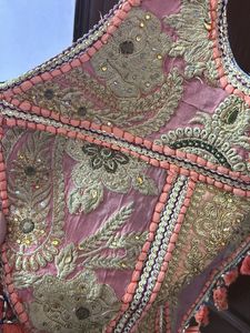 Cloth Bag Patch Embroidered Custom With Tassel