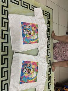 Cute Cartoon Print T-shirts for Kids