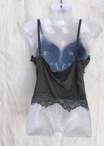 Lace Trim Ribbed Camisole Top