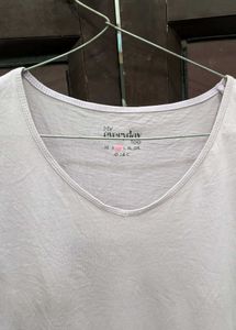 Soft Lavender V-Neck T-Shirt