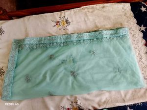Mint Green Embroidered Lehenga