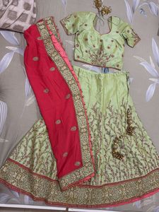 Beautiful Embroidered Lehenga Choli Set