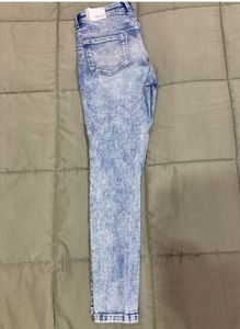ONLYAcid Wash Mid-Rise Skinny Jeans