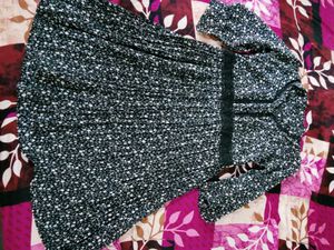 Floral Print Long Sleeve Midi Dress
