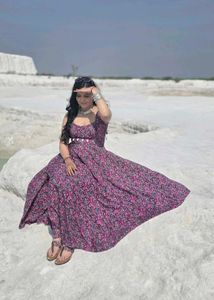 Boho Paisley Maxi Dress