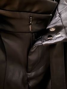 VERO MODA Black Faux Leather Skirt