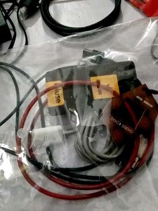 Assorted Electronic Cables &amp; Adapters