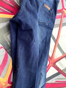 Mast &amp; Harbour Blue Mid Rise Stretchable Jeans