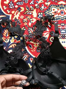 Elegant Black Lace Bra