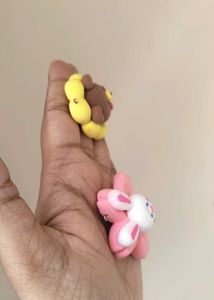Kawaii Flower Bear &amp; Bunny Charms