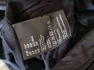 H &amp; M Black Ruched Puff Sleeve Dress