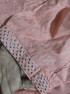 Elegant Peach Kurta