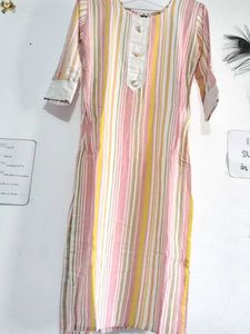 🤩Striped Kurta &amp;  Dupatta🩷