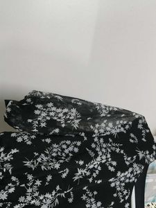 Chic Black Floral Dress
