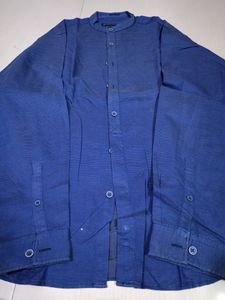 Denim Colour Cotton Shirt
