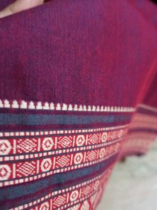 Beautiful Striped Buti Work Kurta Set
