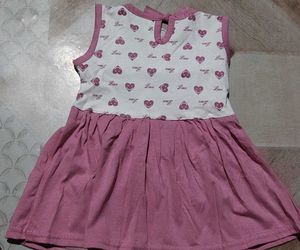 100% Cotton Cute Bunny Baby Dress