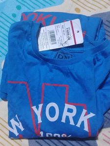 Blue 'York' Graphic Tee shirt full