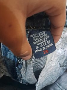 Womens Blue Skinny Jeans