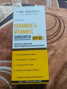 Dr. Seth's Ceramide & Vitamin C Sunscreen SPF 50