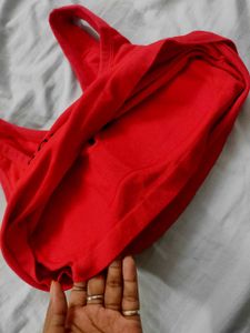 Red "LEGE" Tank Top