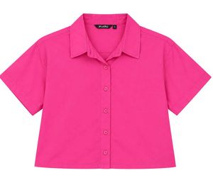 Pink Zudio Women's Short Sleeve Shirt – XL