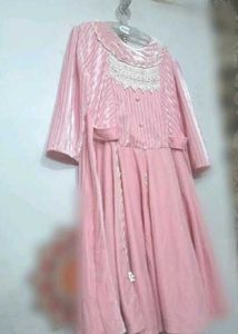 Elegant Pink Ethnic Gown