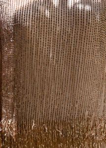 12J6. Sparkling Beaded &amp; Fringe Gown