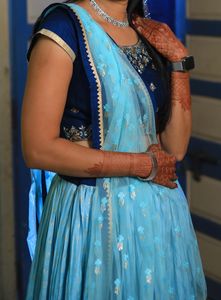 Blue Chaniya Choli