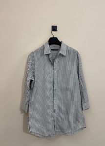 Classic Striped Button-Down Shirt