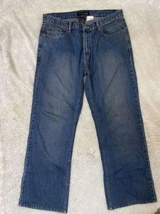Unisex Blue Wash Denim Jeans