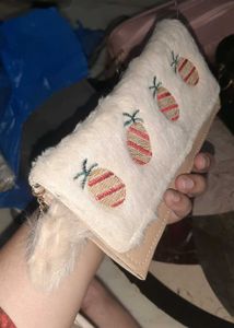 Cute Embroidered Pineapple Wallet❤