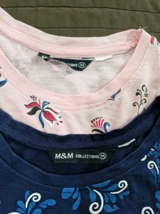 Floral Print Tees - Bundle of 2